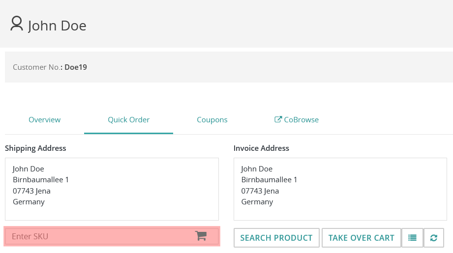 The product ID field