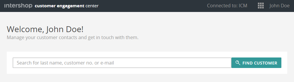 Customer search