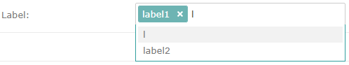 Adding a label