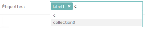 Adding a label